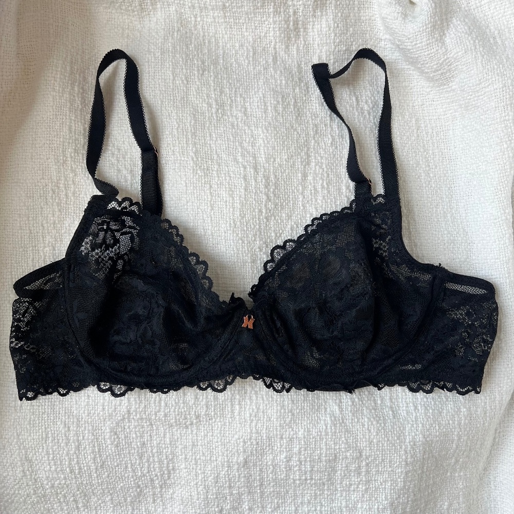 Savage x Fenty Floral Lace Unlined Bra size 36B - Picture 2 of 11